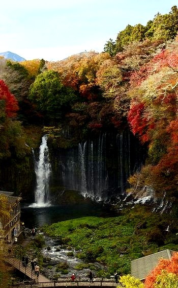 Autumn, Shiraito Falls, Fujinomiya, Japan