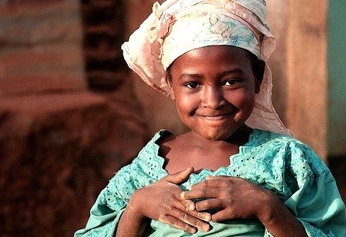 by ronniedankelman on Flickr.Young faces of the world - child smiling in Western Africa, Cameroon.