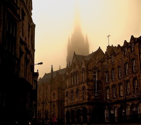 Foggy Day, Edinburgh, Scotland