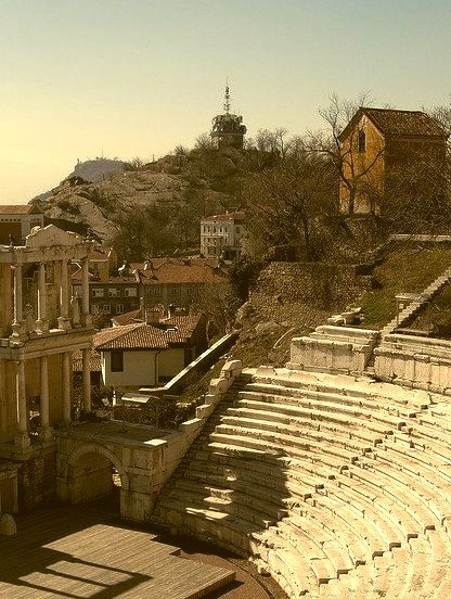 The Roman Theatre in Plovdiv, Bulgaria