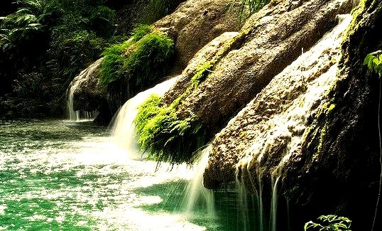 El Nicho Waterfalls in Sierra de Trinidad mountains, Cuba