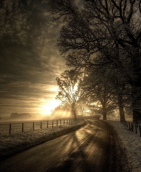 Winter in Eden Valley, Cumbria, England