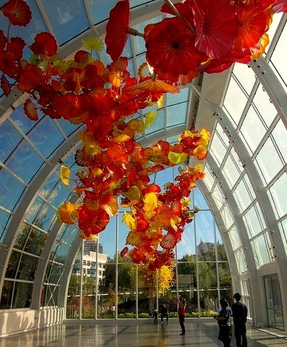Chihuly Garden and Glass Museum in Seattle, USA