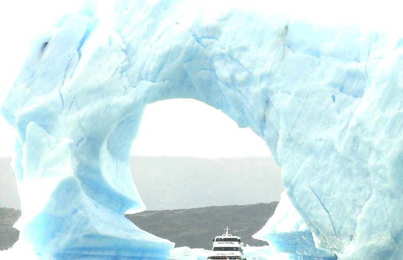 Under the iceberg, Parque Nacional Los Glaciares, Argentina