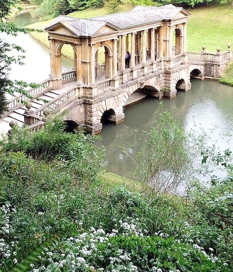 The Palladian Bridge, Wilton Estate gardens, England